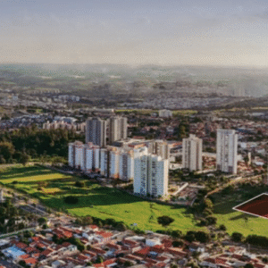 Mapa de localização do Casa Prado Residence no bairro Parque Prado em Campinas, próximo a shoppings, parques e rodovias