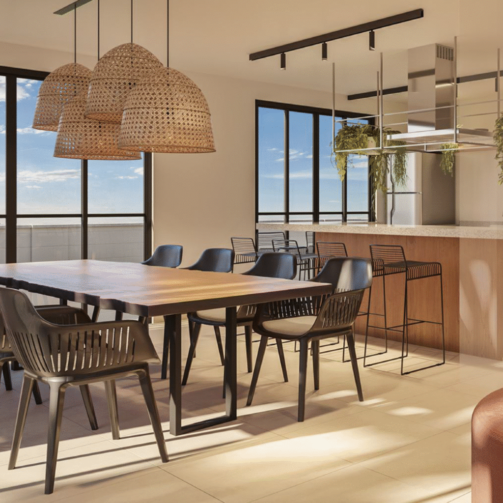 Espaço gourmet – Casa Prado Residence Parque Prado Campinas Espaço gourmet no Casa Prado Residence, ideal para receber amigos e família no Parque Prado Campinas