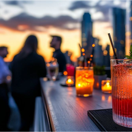 Qualidade de vida – Casa Prado Residence Parque Prado Campinas Moradores do Casa Prado Residence desfrutando drinks em área de lazer