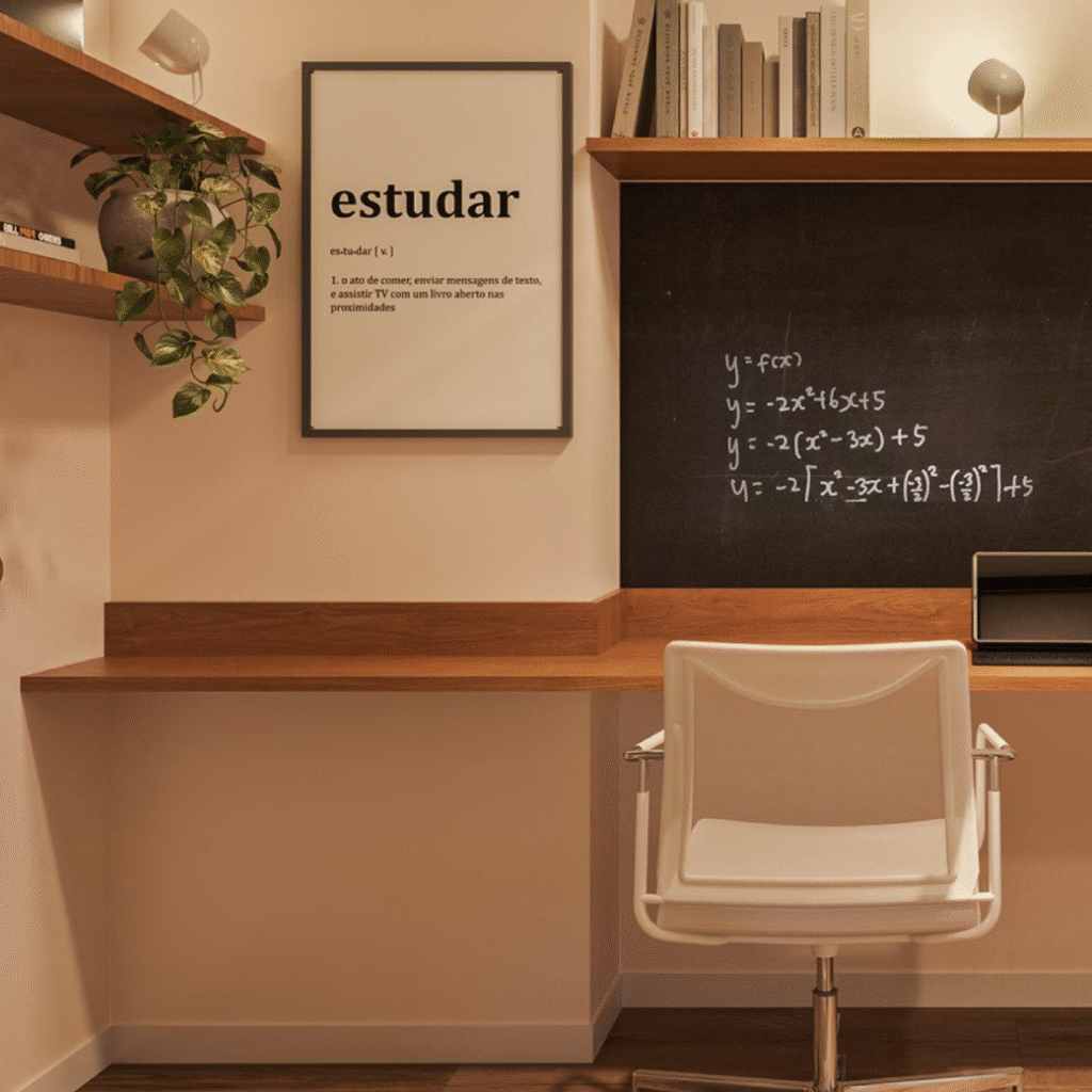 Sala de estudos – Casa Prado Residence Parque Prado Campinas Sala de estudos do Casa Prado Residence, ambiente silencioso e climatizado no Parque Prado Campinas